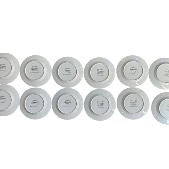 Vintage Williams-Sonoma ‘Sommelier’ Set of 6 - 8” plates Designed by Guy Buffet - Picture 2 of 9